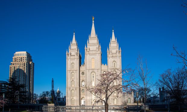 Salt Lake Temple photo from The Church of Jesus Christ of Latter-day Saints Twitter...