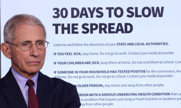 Dr. Anthony Fauci, director of the National Institute of Allergy and Infectious Diseases, participa...