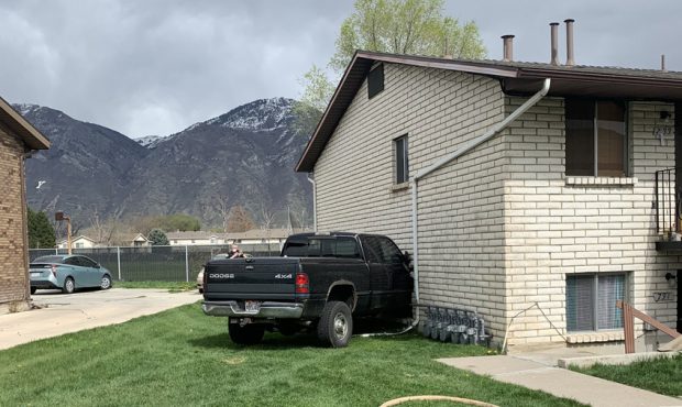 A driver was cited for DUI after crashing into a Provo apartment building. (Provo Fire & Rescue)...