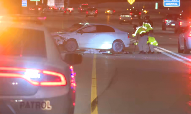 A man died in a single-vehicle crash on I-15 in Salt Lake City on April 13, 2020...