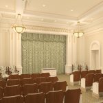 A rendering of an ordinance room in the Tooele Valley Utah Temple. (© 2020 by Intellectual Reserve, Inc. All rights reserved.)
