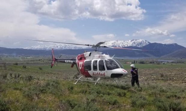 Search and rescue officials determined it would be difficult to reach the area by vehicle and a med...