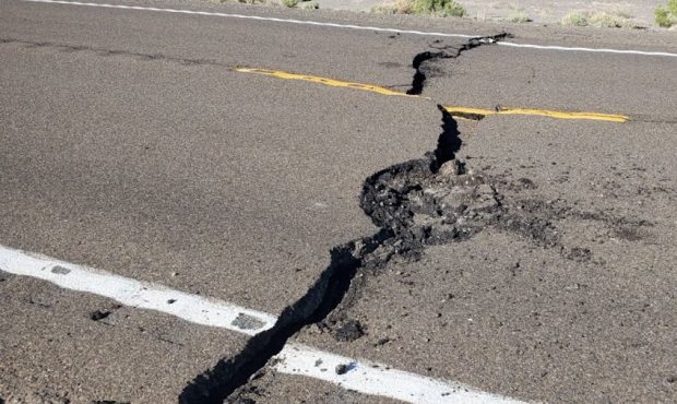 The main highway between Las Vegas and Reno was damaged and closed early Friday following a magnitu...