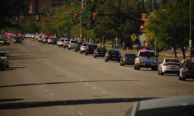 Police Procession Brings Fallen Officer Nate Lyday Home