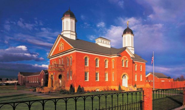 The Vernal Utah Temple of The Church of Jesus Christ of Latter-day Saints in Uintah County. (Courte...