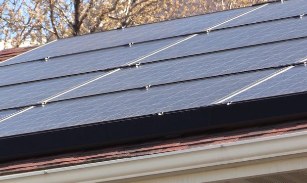 Michele Templeman installed 16 panels on her Pleasant Grove home’s rooftop about five years ago....