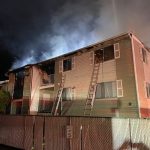 A 2-alarm fire burns at the Driftwood Apartments in Millcreek on May 20, 2020. (Photo: Unified Fire Authority)