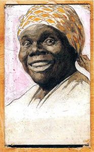 Portrait of Nancy Green, which was used as the first image of the Aunt Jemima brand. (Public Domain)