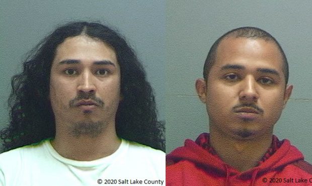 Christian Hernandez, 27, of Magna, and Yuri Neves Silva, 27, of West Valley City. (Salt Lake County...