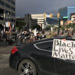 Protesters demonstrate in downtown Salt Lake City on June 8, 2020. (Photo: Andrew Adams, KSL TV)