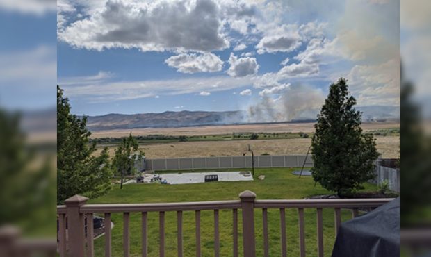 The Power Line Fire in Juab County. (Alisa Bown Gledhill)...