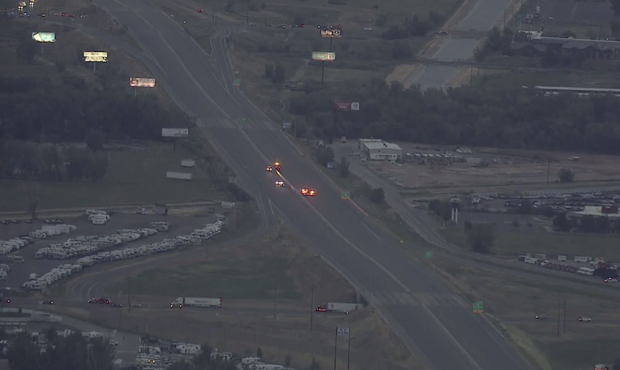 I-15 is closed in Ogden due to downed power lines. (Chopper 5)...