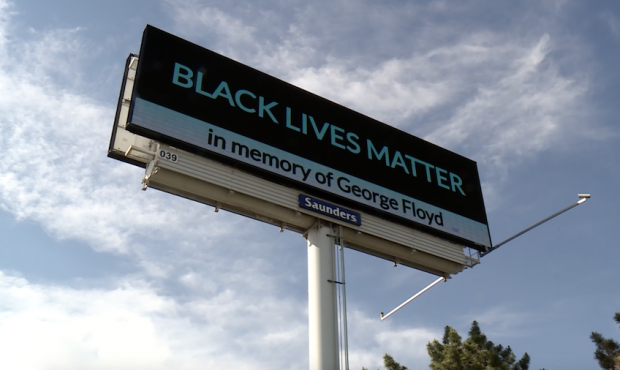 Advocate Terra Cooper rallied her community to gather enough donations to put Black Lives Matter si...