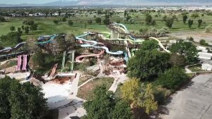 An abandoned water park in Salt Lake City has seen an uptick in trespassers. 