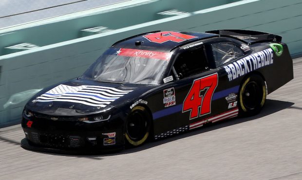 Kyle Weatherman races during the NASCAR Xfinity Series Contender Boats 250 at Homestead-Miami Speed...