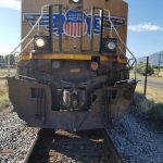 A man was critically injured after his car was struck by a train in Mapleton. (Utah County Sheriff's Office)