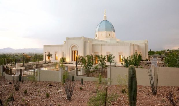 FILE: The Tucson Arizona Temple of The Church of Jesus Christ of Latter-day Saints. (Intellectual R...