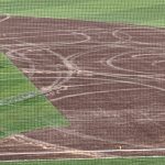 Damage to the artificial playing surface at UVU's UCCU Ballpark is estimated at over $100,000. (UVU)