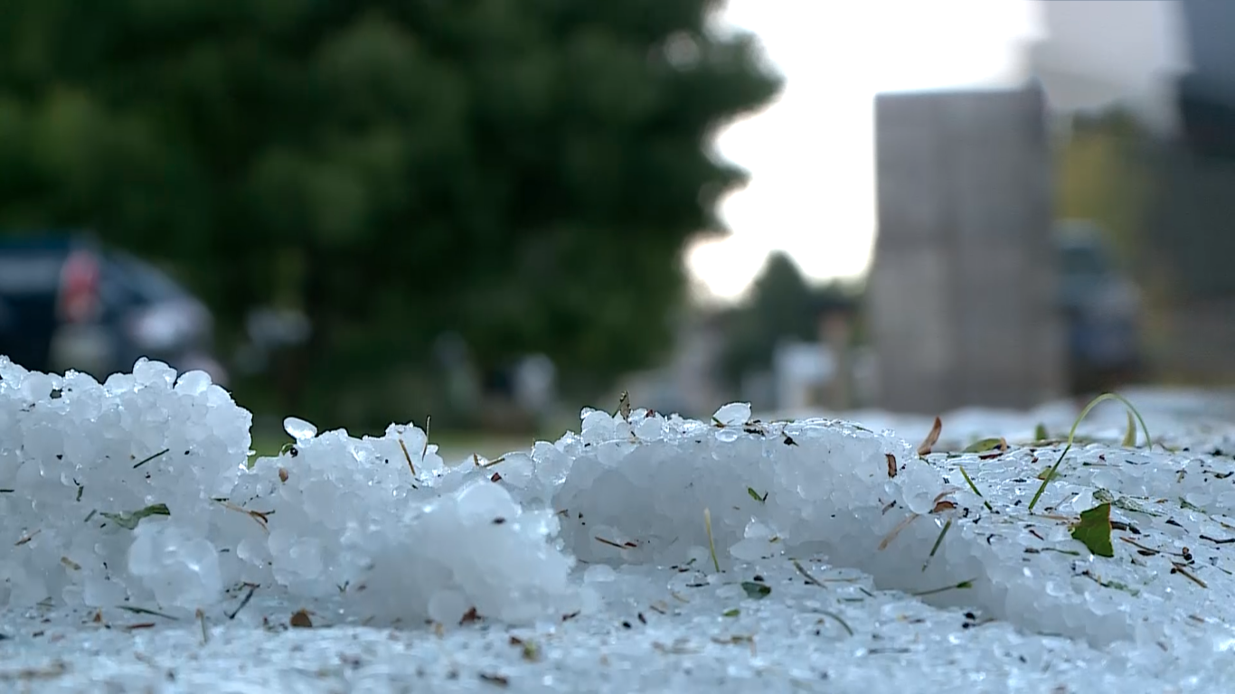 Powerful Storm Dumps Hail, Leaves Behind Damage In Cache County