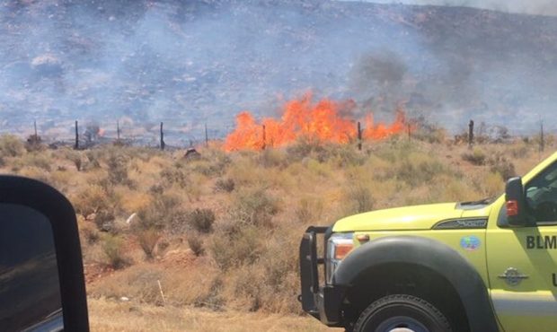 New Wildfire Along I-15 In Washington County Forces Closures, Evacuations