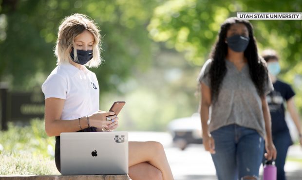 USU implemented a mask mandate across its Logan campus....