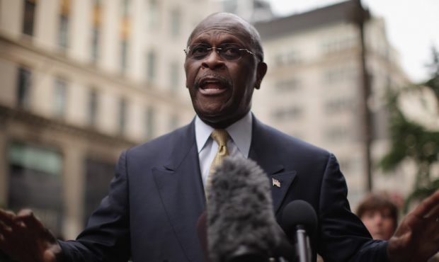 Herman Cain is pictured outside Trump Tower on October 3, 2011, in New York City. The former Republ...