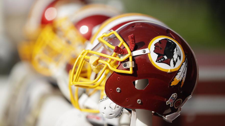 washington redskins arrow helmet