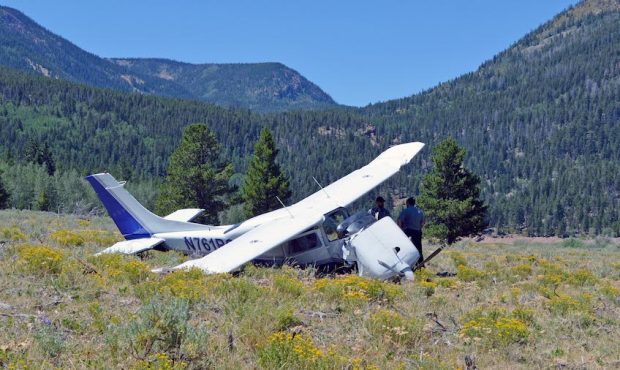 A Cessna T210M crashed near Moon Lake in Duchesne County on Friday. (Duchesne County Sheriff's Offi...