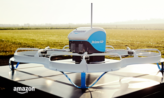 FILE: Amazon Prime Air drone. (Amazon)...