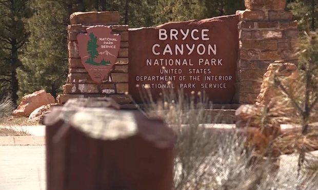 (FILE) - Bryce Canyon National Park Sign...