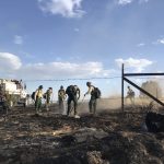 Crews battle the Cedar Fort Fire in Utah County.