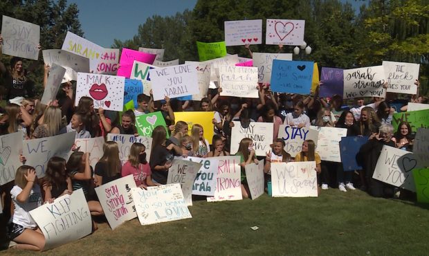 Friends Of Teens Injured In Logan Canyon Crash Gather To Show Support
