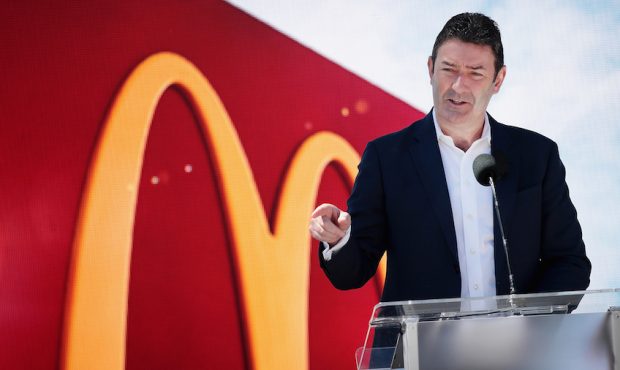 McDonald's cut ties with former CEO Stephen Easterbrook in November. (Scott Olson/Getty Images)...
