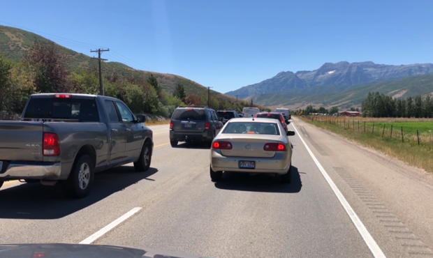 Traffic From I-80 Closure Spills Over To I-84, Provo Canyon