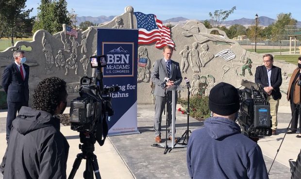 Rep. Ben McAdams announces his bill passed Congress and is now going to the President for his signa...