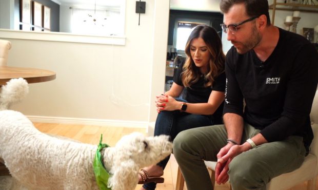Katerina and Mike Hicken Spending Time With Rudy, After Their Other Dog, Willow, Died of Heart Fail...