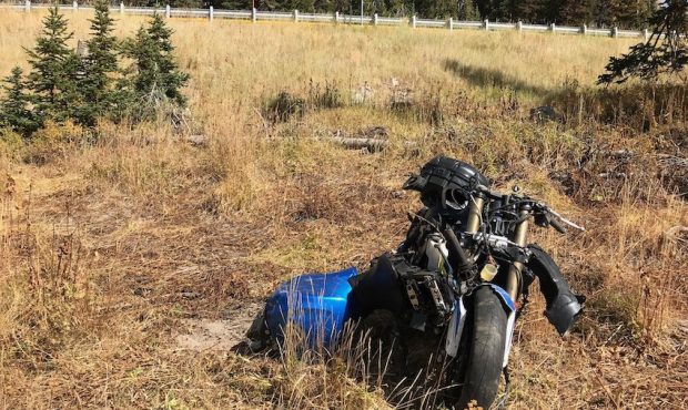 A motorcyclist has died after he went off the roadway and crashed in Wolf Creek. (Utah Highway Patr...