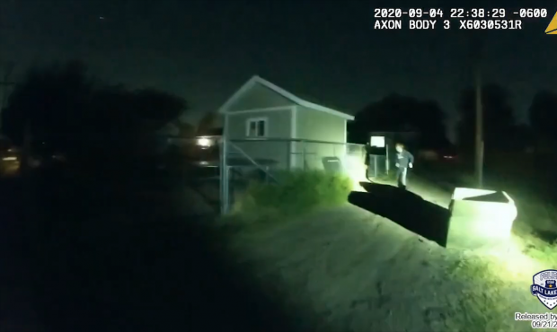 Body camera footage shows the moments leading up to an officer-involved shooting that injured a 13-...