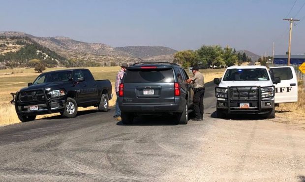 Authorities in Sanpete County are searching for suspects after shots were fired on law enforcement ...