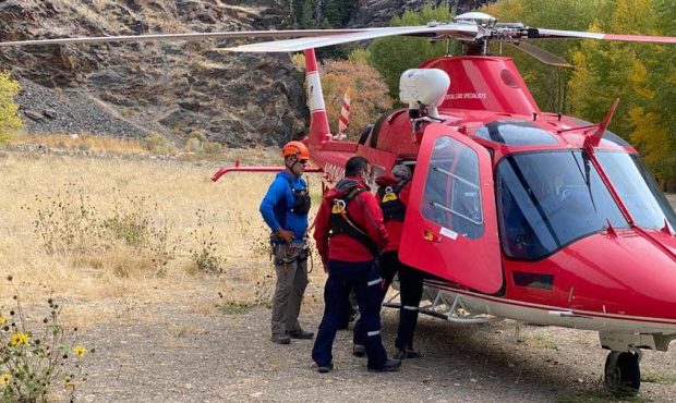 The Salt Lake County Sheriff's Search and Rescue team was called out after a trail runner fell abou...