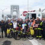 Bob Quick has bicycled across the nation three and a half times honoring firefighters across the country for their service. (Photo courtesy of Bob Quick)