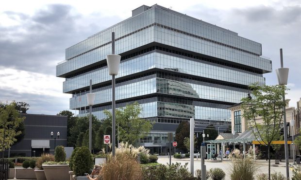 FILE: The headquarters of Purdue Pharma is shown on September 16, 2019 in Stamford, Connecticut. Th...