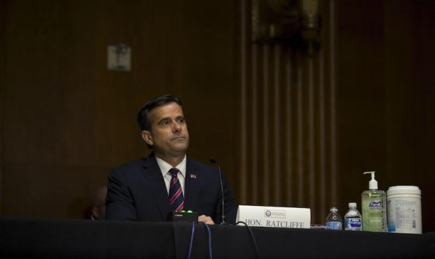 FILE: John L. Ratcliffe sits during a Senate Intelligence Committee nomination hearing at the Dirks...