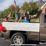 Colonel Gail S. Halvorsen, also known as the "Berlin Candy Bomber," celebrated his 100th birthday Saturday with a safe and socially distanced vehicle parade. (National Society Daughters of the American Revolution)