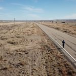Rex Blackburn ran the auto tour route of the Mormon Historic Pioneer trail across highways and country roads to spread awareness about mental health.
