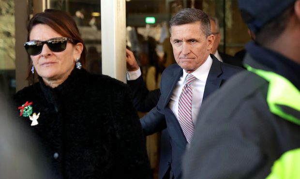 FILE: Former White House National Security Advisor Michael Flynn and his wife Lori Andrade leave th...