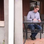 Michael Wall finds that journaling is one of the best ways to express his feelings since he doesn't have to write anything smart or coherent. (KSL TV)
