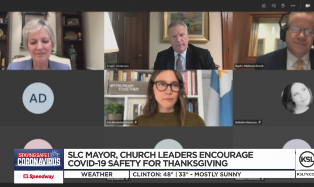 SLC Mayor, Church Leaders Encourage COVID-19 Safety For Thanksgiving