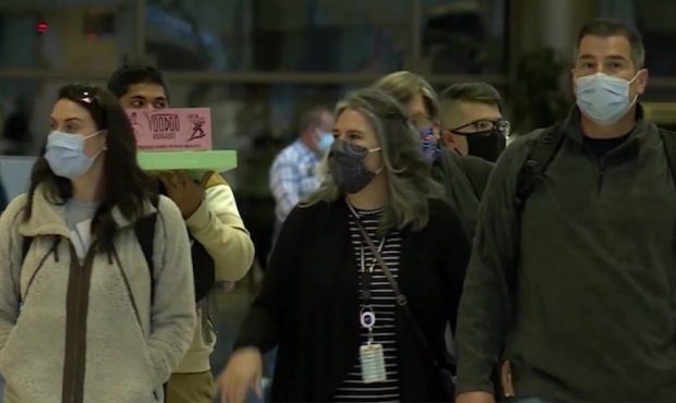 The Salt Lake City International Airport saw plenty of passengers the weekend before Thanksgiving, ...