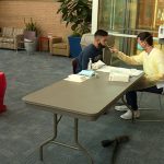 Henry Vanslooten tests a student at BYU. (Mike Anderson, KSL TV)